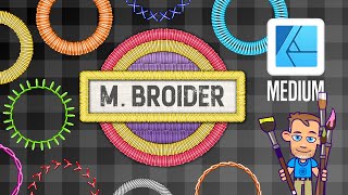 Affinity Designer Tutorial - Design your own Embroidery Brushes