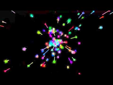Club Visuals 583 - Center Explosion Colors Free VJ Loop HD