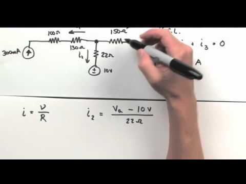 ENGR 313 - 02.11 Node Voltage Analysis Example 1