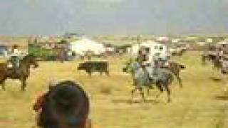 preview picture of video 'Macotera encierro a caballo San Roque 2007'