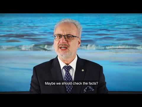 21.10.2020. #PledgeToPause from President of Latvia Egils Levits