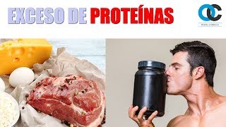 ¿Cuánto es un exceso de proteínas?