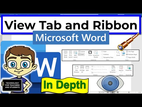 The Microsoft Word View Tab and Ribbon In Depth