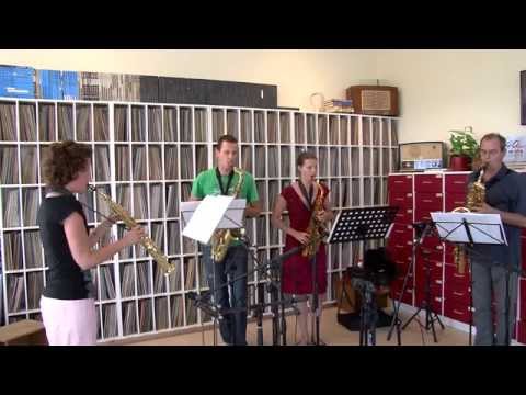 Adagio -Albinoni - Castellum Saxofoonkwartet @ RPL FM  Podium 107.1