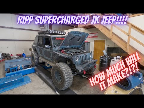 RIPP Supercharged Jeep JK... How Much Power Will it Make?!