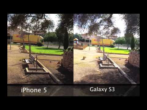Cámara iPhone 5 VS Samsung Galaxy S3