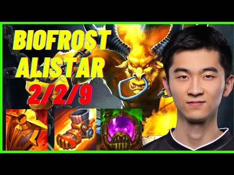 BIOFROST PLAYS ALISTAR VS RAKAN SUPPORT |NA GRANDMASTER PATCH 11.2| [League of Legends] FullGameplay