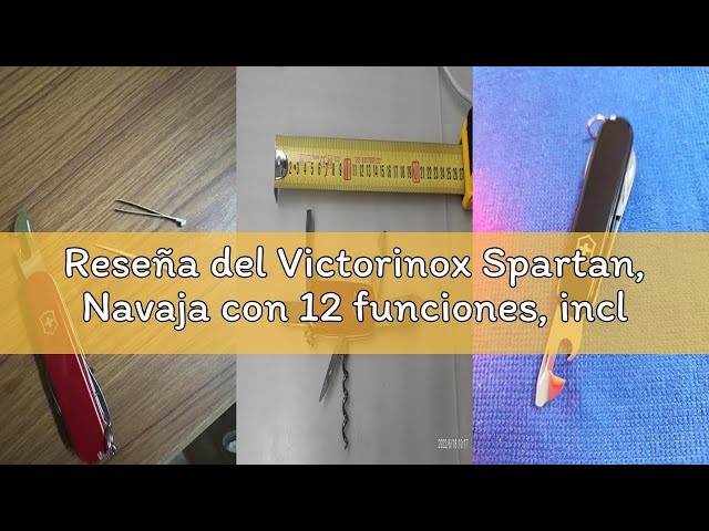 Vídeo relacionado con Victorinox Spartan, Navaja con 12 funciones, incluyendo hoja, sacacorchos y abrelatas