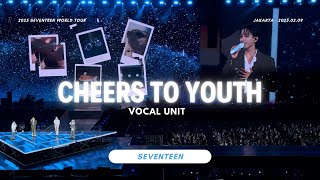 Download lagu [4K] SEVENTEEN - Cheers to Youth (Vocal Unit) - Right Here in Jakarta - 250209 | Fancam mp3