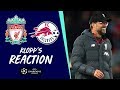 Klopp's reaction: Tactical changes, celebrating tackles & a lot to learn  | Liverpool vs Salzburg