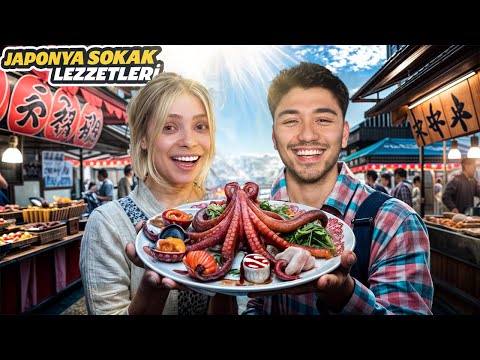 JAPONYANIN İLGİNÇ SOKAK LEZZETLERİ 🇯🇵| AHTAPOT YEDİK