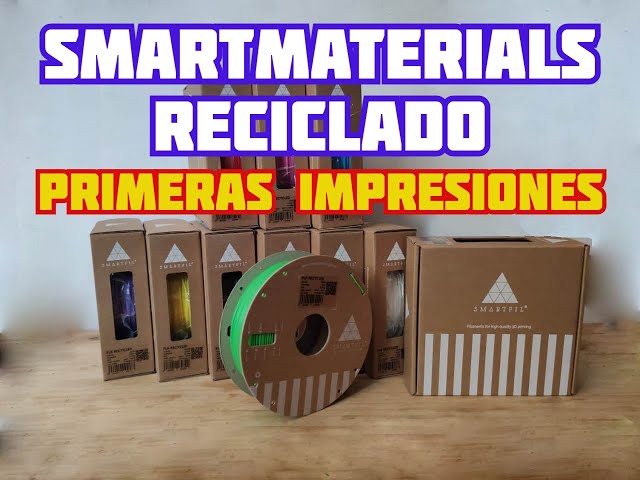 Vídeo relacionado con SMARTFIL PLA RECYCLED - Filamento para impresión 3D | Fabricado con PLA reciclado 100% | Peso: 1000g | Diámetro: 1.75 mm | Color: White