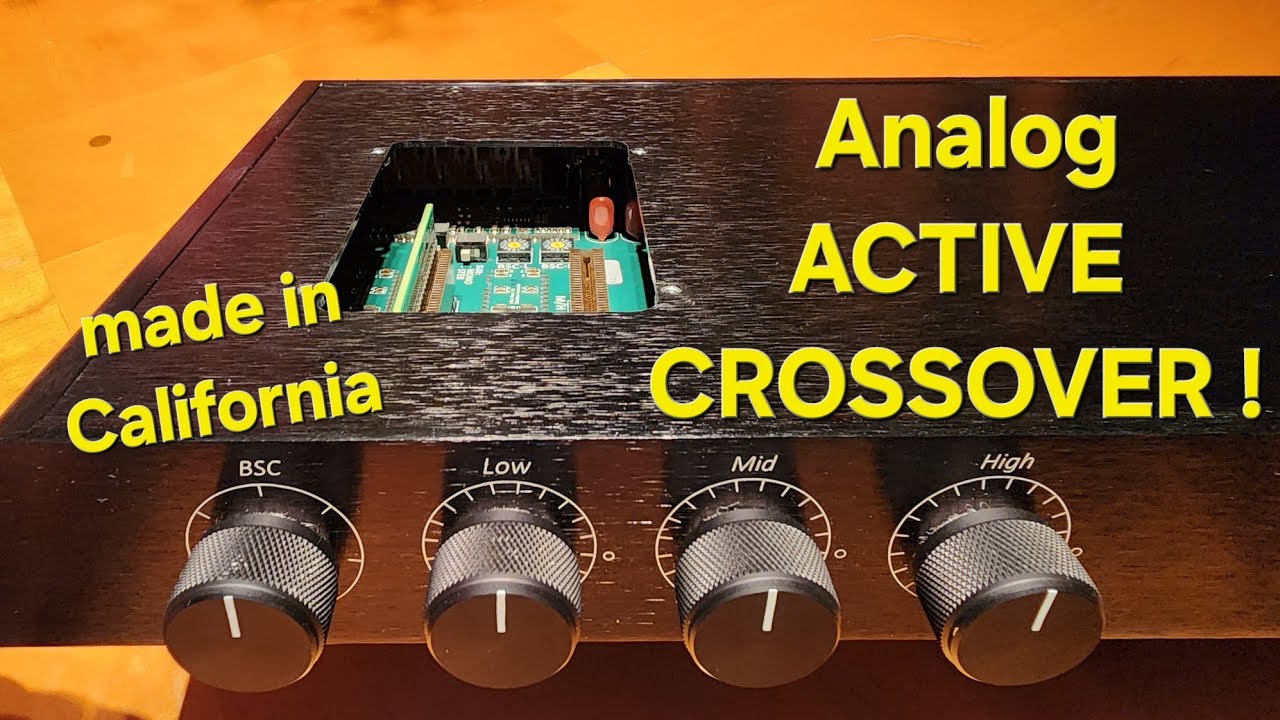 NEW Analog ACTIVE crossover !! Made in USA, UNDER $1K !!