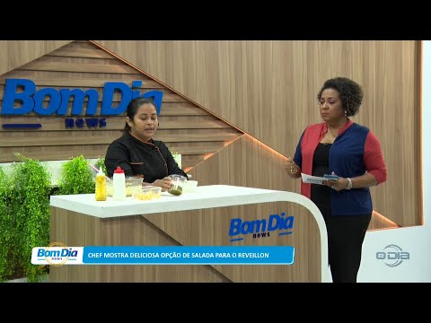 Chef mostra deliciosa opção de salada para o Réveillon 28 12 2022