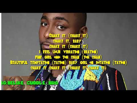 PHEELZ(ELECTRICITY REMIX)FT DAVIDO $ REMA(LYRICS VIDEO)