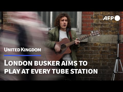 Sound of the Underground: London busker aims to play at every tube stop | AFP