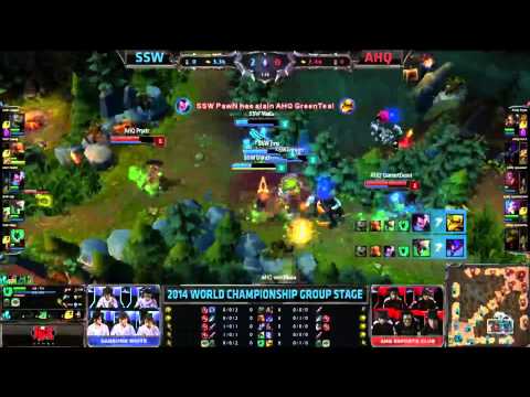 Teamfight Lvl 1 SSW vs AHQ HD