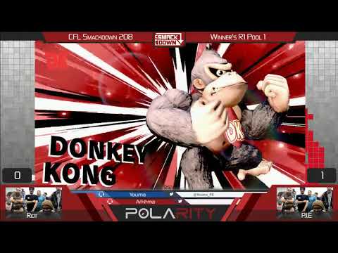 CFL Smackdown 208 Ultimate - Riot (Donkey Kong) vs P.I.E. (Ness) Winners R1 Pool 1