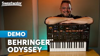 Video thumbnail for Behringer Odyssey: A Tone-sculpting Crusade of Duophonic Analog Synthesis by Sweetwater