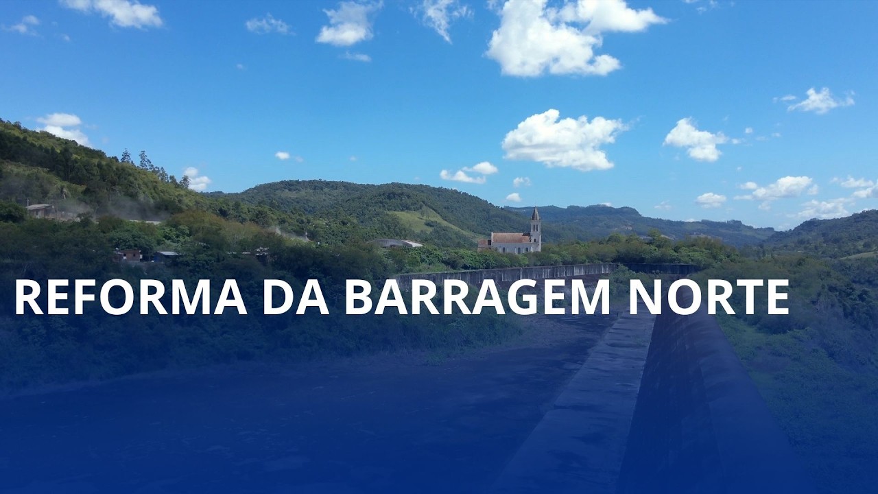 Reforma da Barragem Norte. Prazo da obra em José Boiteux é de 12 meses