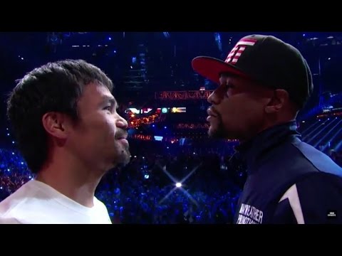 Sold-out, electric arena at #MayPac weigh-in