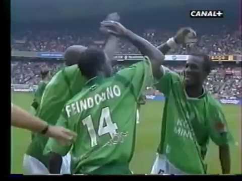 PSG 2-2 ASSE - 4e journée de L1 2004-2005 (résumé court)