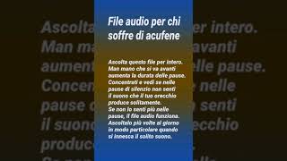 File audio per acufene #1 - frequenza 9649