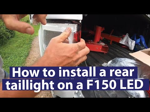 How to Install a Rear LED Tail Light with Blindspot on a 2018 F150 truck