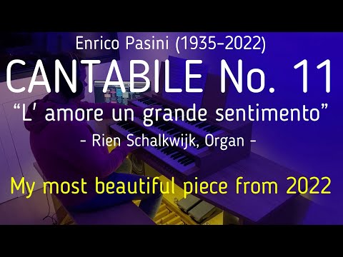 Cantabile no. 11 “L' amore un grande sentimento” Enrico Pasini (1935–2022)
