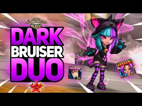 TrueWhale and His Dark BRUISER DUO in Summoners War