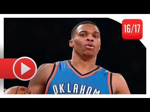 Russell Westbrook Full Triple-Double Highlights vs Knicks (2016.11.28) - 27 Pts, 18 Reb, 14 Ast