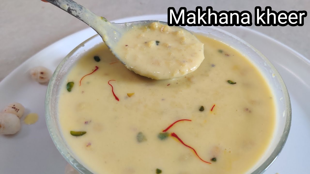 Makhana kheer | upvas recipe | vrat wali kheer | मखाने की स्वादिष्ठ खीर