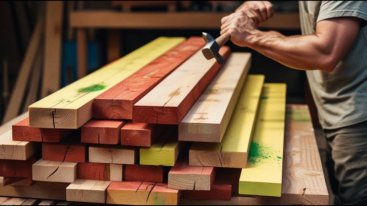 The Unexpected Duo: Pallet & Tree Stump Coffee Table - Industrial Design