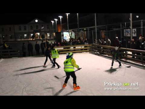 Lotmerk na ledu - mini hokej v Ljutomeru