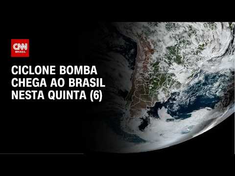 Ciclone bomba chega ao Brasil hoje e Defesa Civil Nacional faz alerta | LIVE CNN