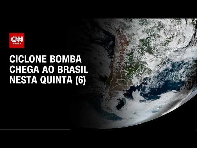 Ciclone bomba chega ao Brasil hoje e Defesa Civil Nacional faz alerta | LIVE CNN