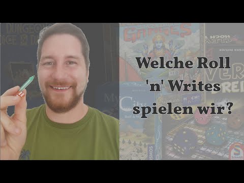 Meine Roll 'n' Write Spiele - Was spielen wir aktuell so...?