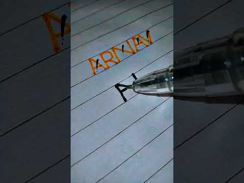 #Arnav name logo 😊♥️♥️ #remix #music #song #punjabisong #art #newmusic #calligraphy