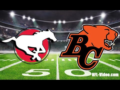 2023 CFL Football Calgary vs British Columbia (Full Game)