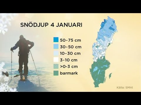 Väderspecial - här finns snön och halkan - Nyhetsmorgon (TV4)