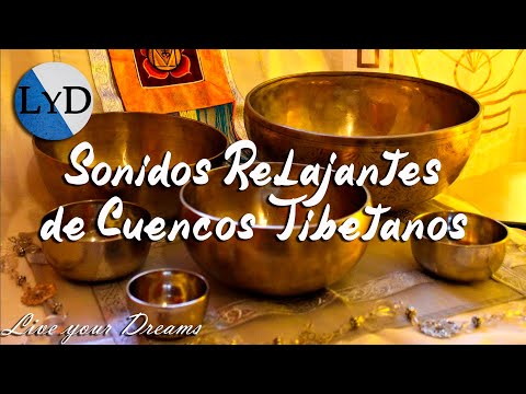 Cuencos Tibetanos 🪔 Sonidos Relajantes con Agua, Dormir, Meditación, Relajación, Armonizar Chakras 📿