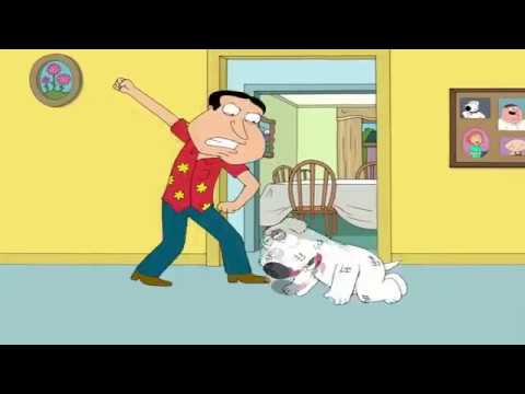 Family Guy - Quagmire Beats Up Brian (UK Version) UNCENSORED