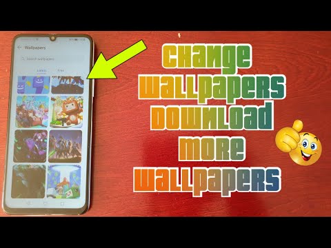 Honor X7 How to Change Wallpapers & Download More Wallpers,Make Wallpapers Scrollable & Blur Them