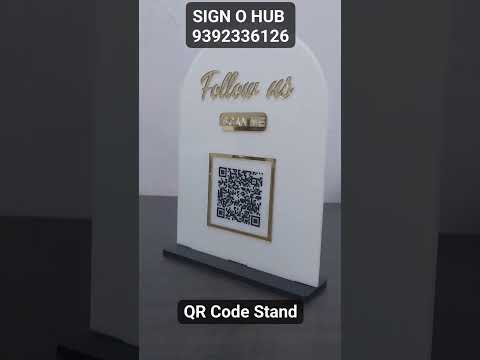 Qr code stand