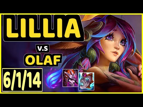 STEFAN (LILLIA) vs OLAF - 6/1/14 KDA JUNGLE GAMEPLAY - EUW Ranked GRANDMASTER