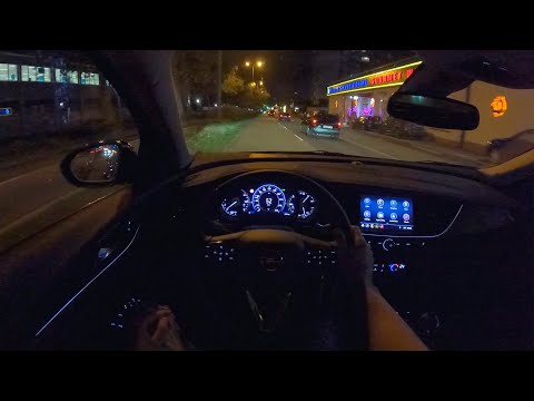 2021 OPEL INSIGNIA GRAND SPORT 2.0 DIESEL 174 PS NIGHT POV AUTOBAHN DRIVE KAISERSLAUTERN (60 FPS)
