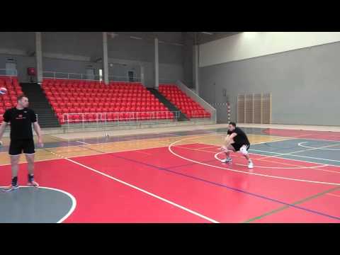 Volejbalový trénink - přihrávka (VK ČEZ Karlovarsko)