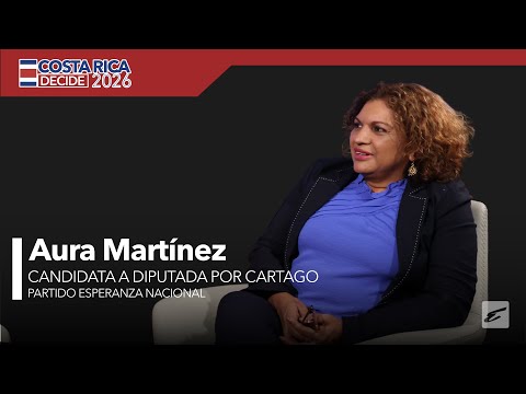 Aura Martínez, candidata a diputada por Cartago | Partido Esperanza Nacional