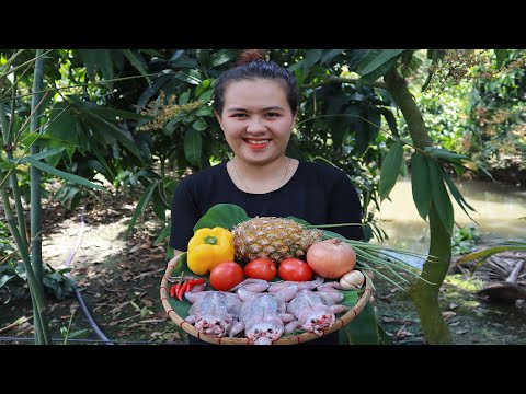 Cooking frog stir-fry with vegetable recipe