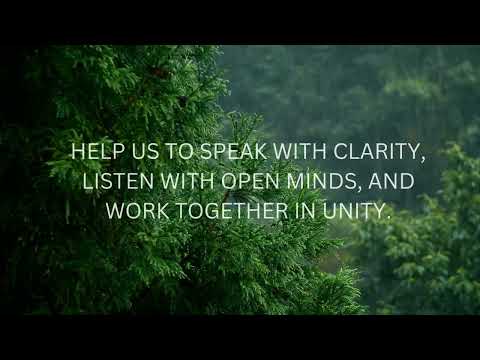 Opening Prayer for Meetings